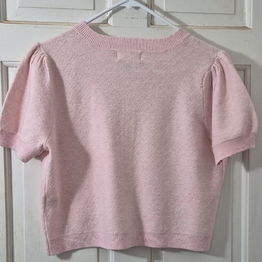 Jessica Simpson Light Pink Knit Cardigan - Picture 4 of 5
